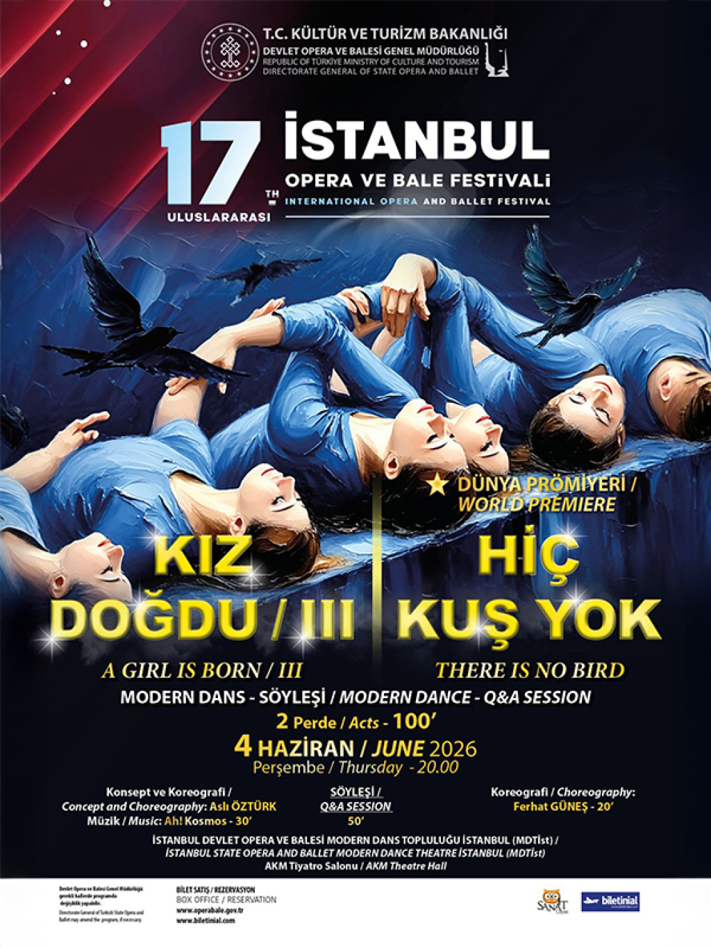 Kız Doğdu / III - Hiç Kuş Yok - 17. Uluslararası İstanbul Opera ve Bale