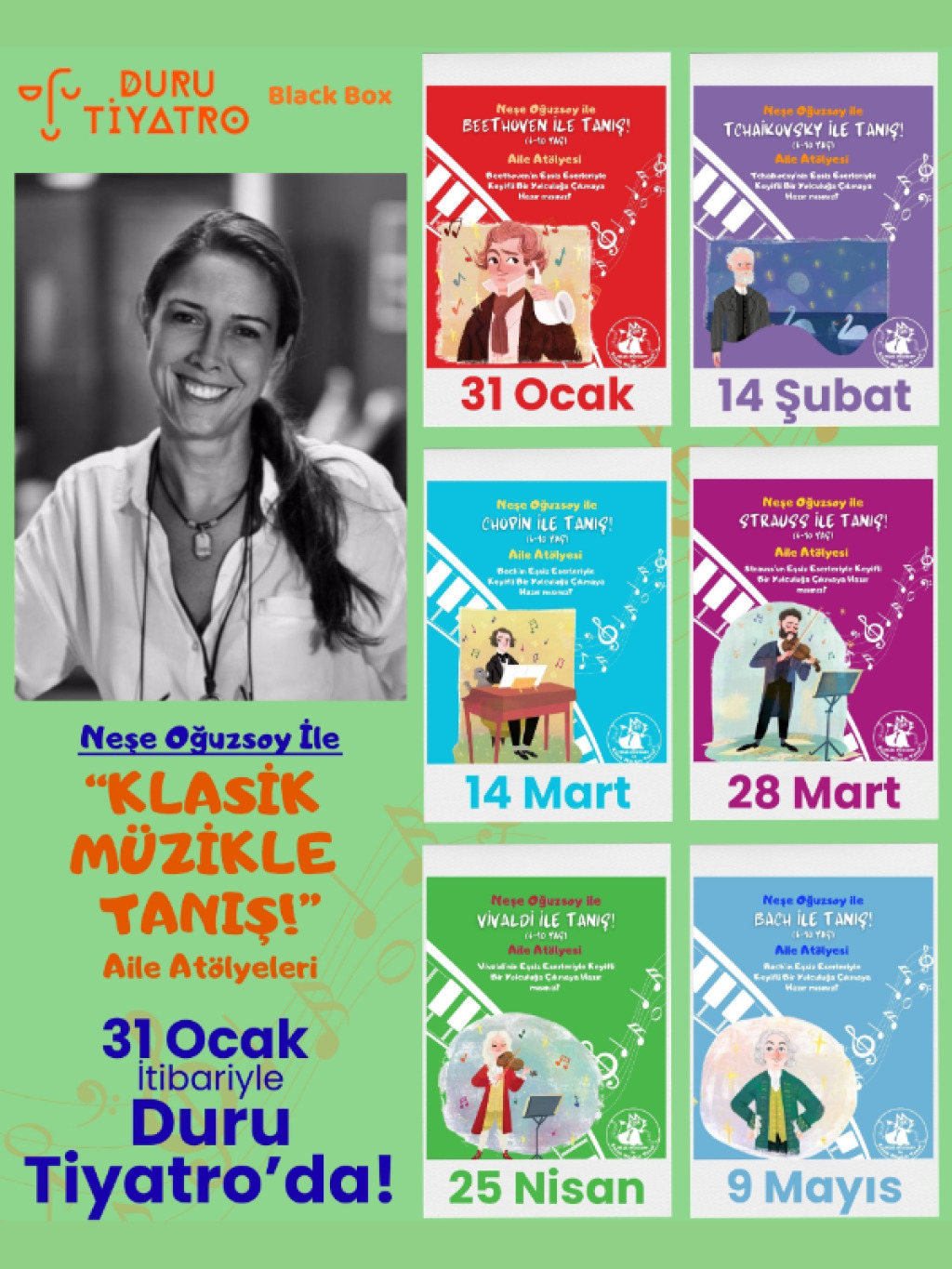 "KLASİK MÜZİKLE TANIŞ!" Aile Atölyesi Serisi