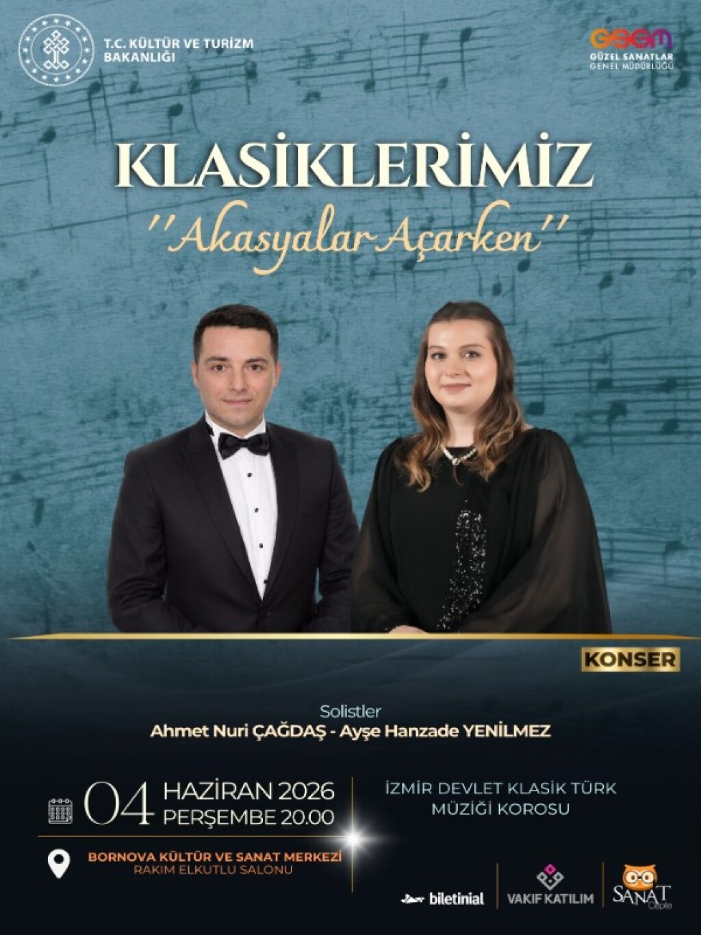 Klasiklerimiz "Akasyalar Açarken" - İzmir Devlet Klasik Türk Müziği Korosu