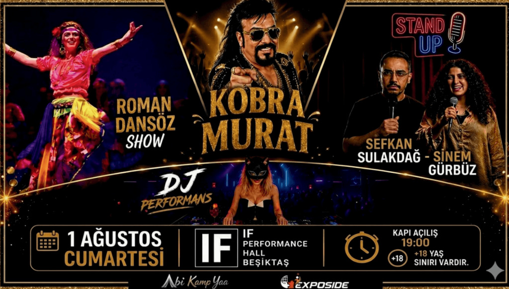 Kobra Murat Live: Stand Up & DJ Performans