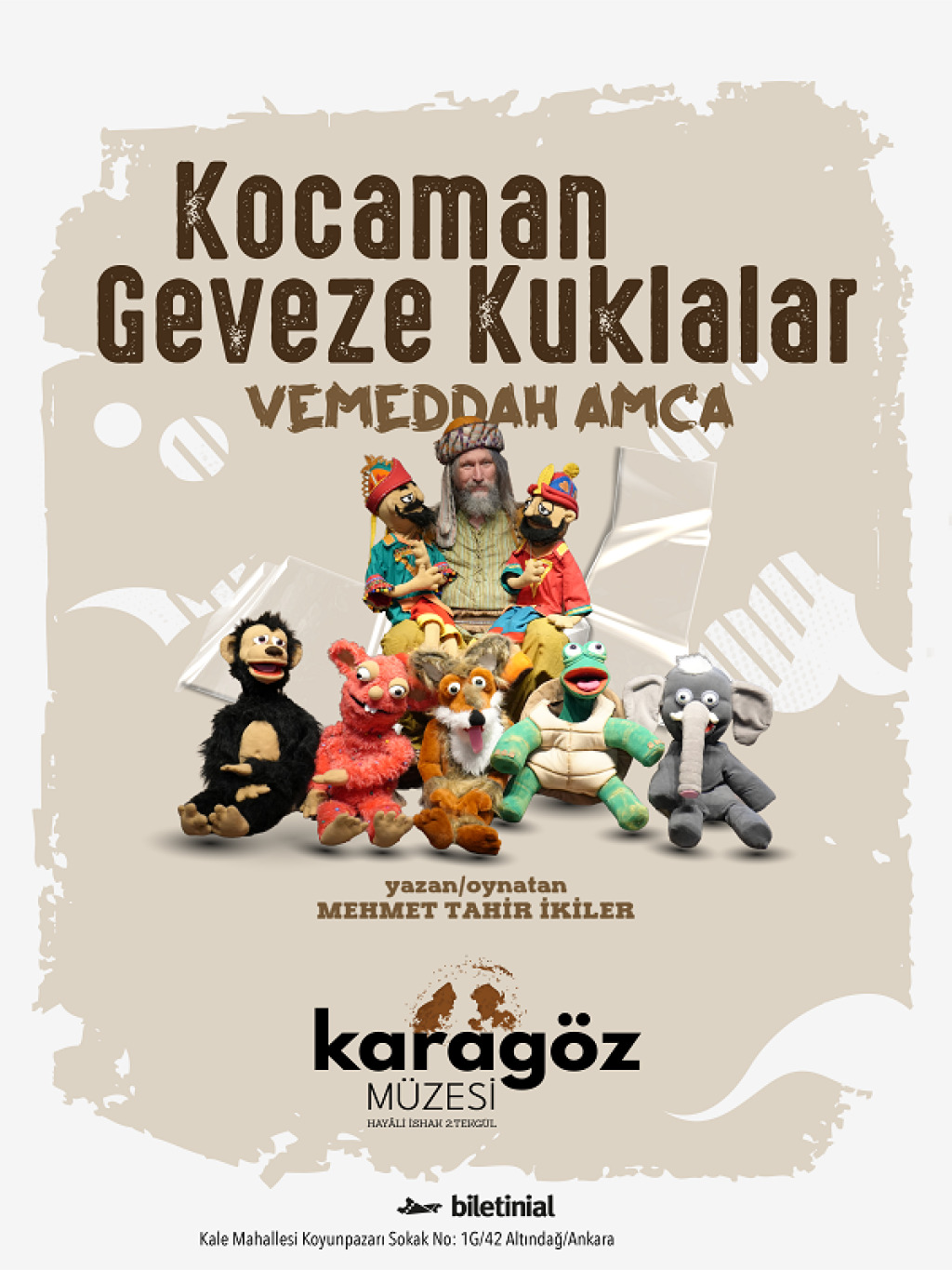 Kocaman Geveze Kuklalar ve Meddah Amca