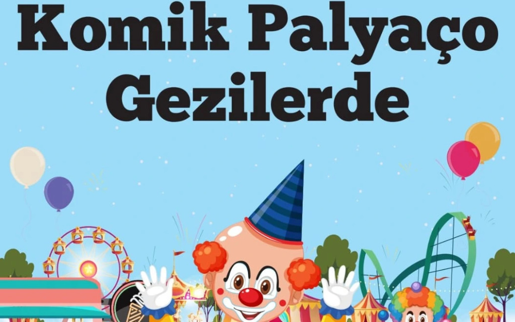 Komik Palyaço Gezilerde Çocuk