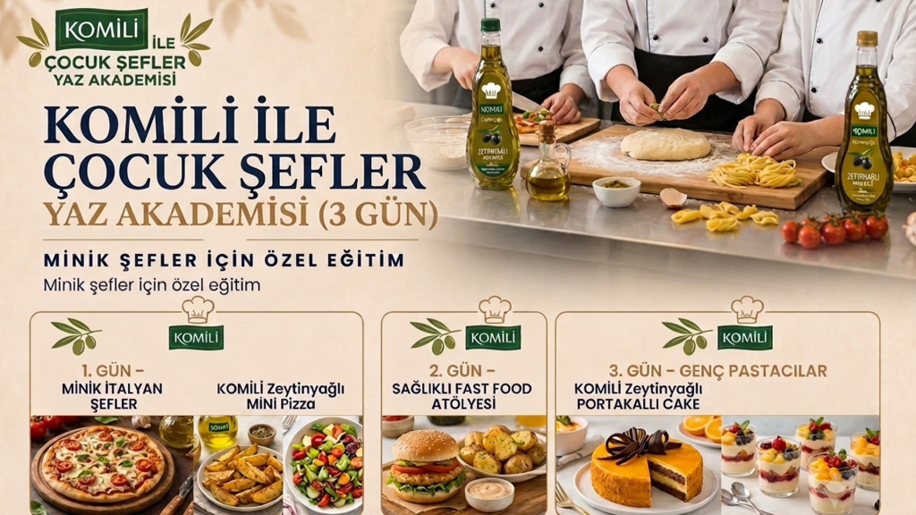 Komili ile Çocuk Şefler Yaz Akademisi 07-10 Yaş