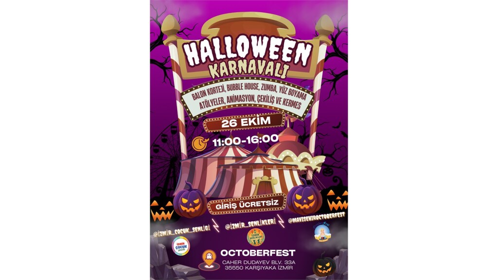 KOSTÜMLÜ HALLOWEEN KERMES VE FESTİVALİ