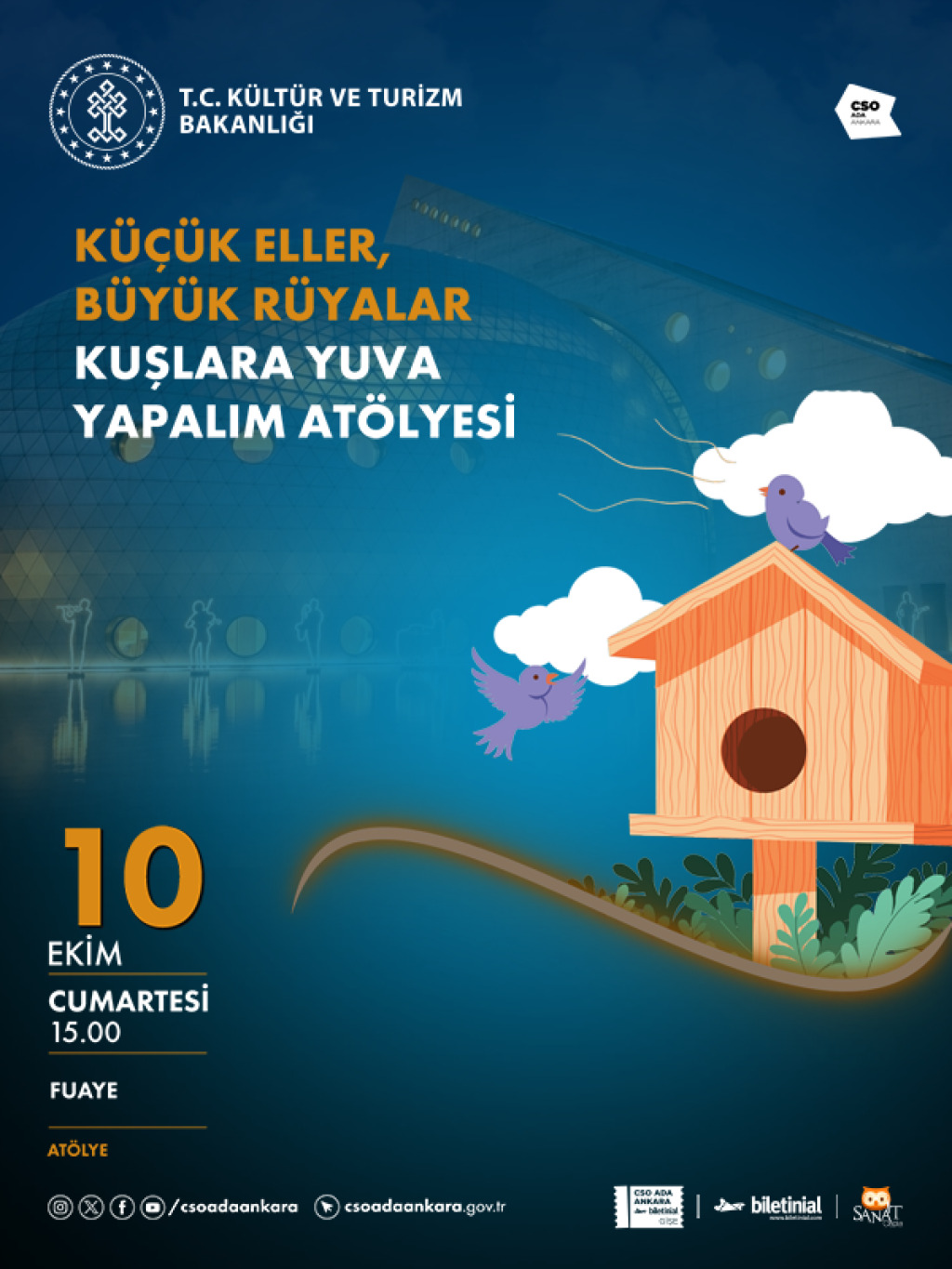 Küçük Eller, Büyük Rüyalar Kuşlara Yuva Yapalım Atölyesi