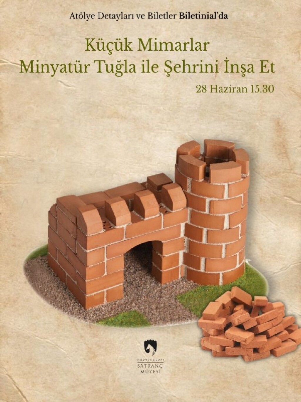 Küçük Mimarlar Minyatür Tuğla ie Şehrini İnşa Et