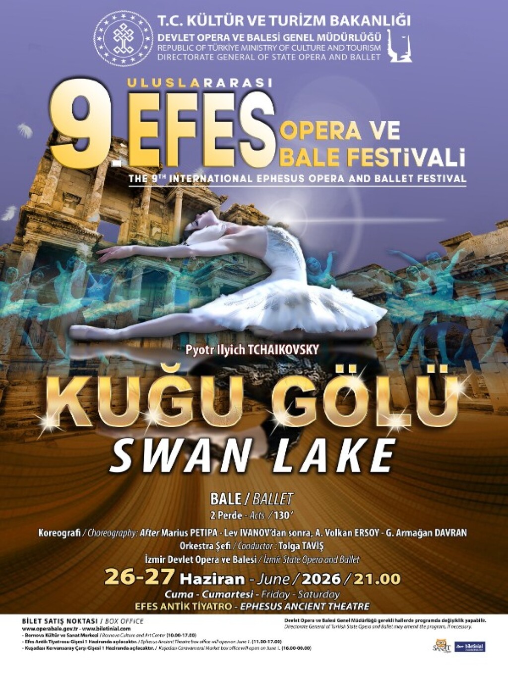 Kuğu Gölü - İZDOB - 9. Ulus. Efes Opera&Bale Fest.