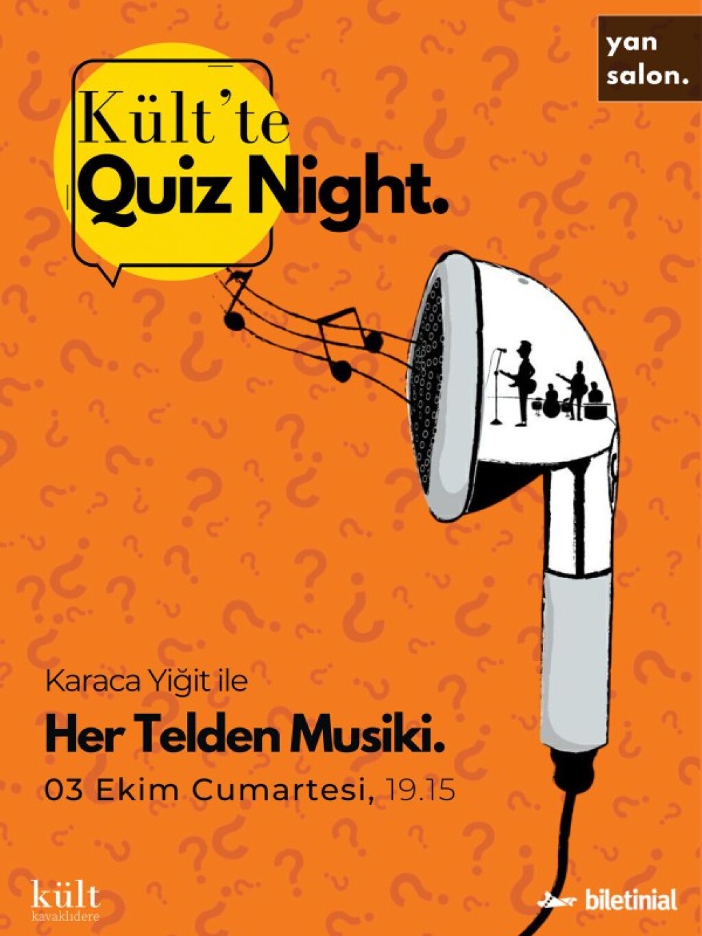 Kült'te Quiz Night: Karaca Yiğit ile Her Telden Musiki