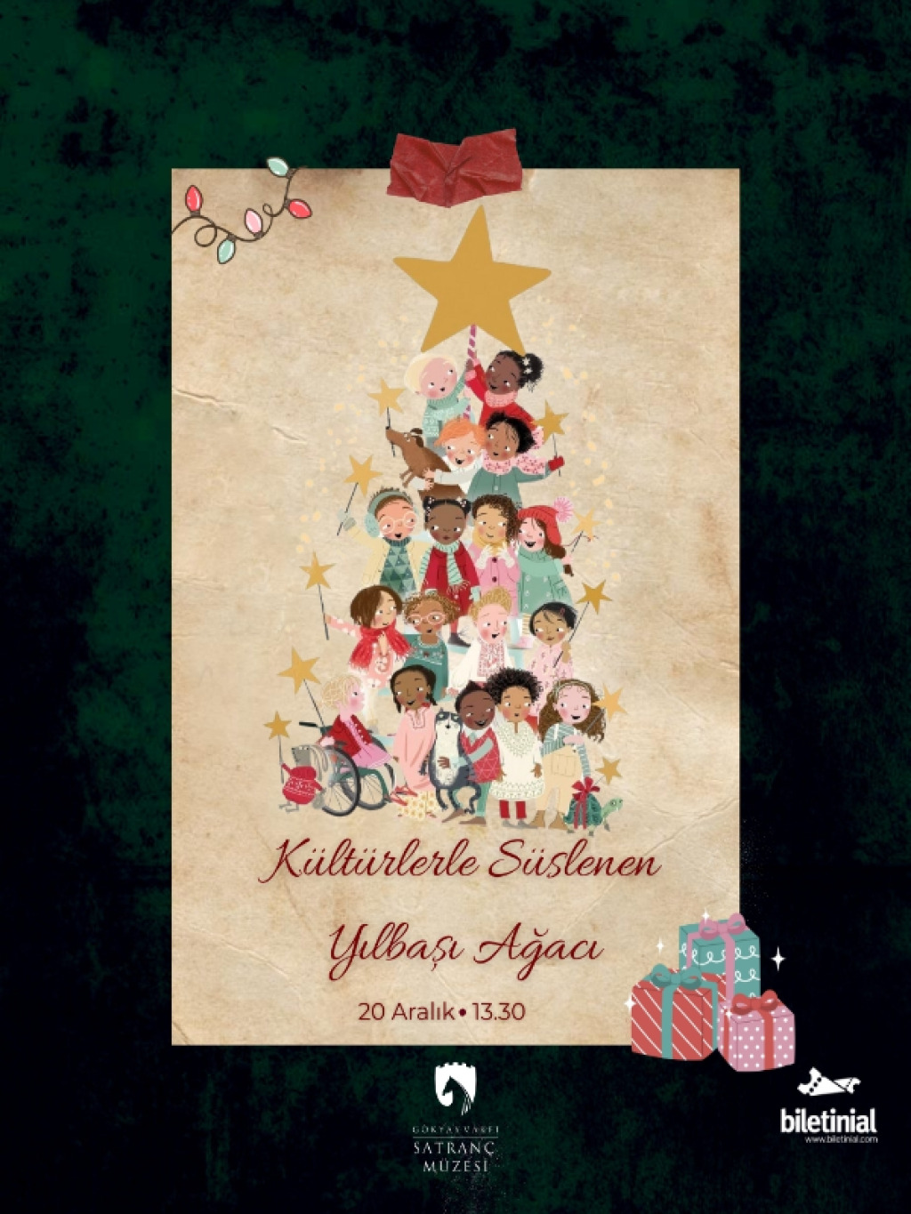 Kültürlerle Süslenen Yılbaşı Ağacı Atölyesi