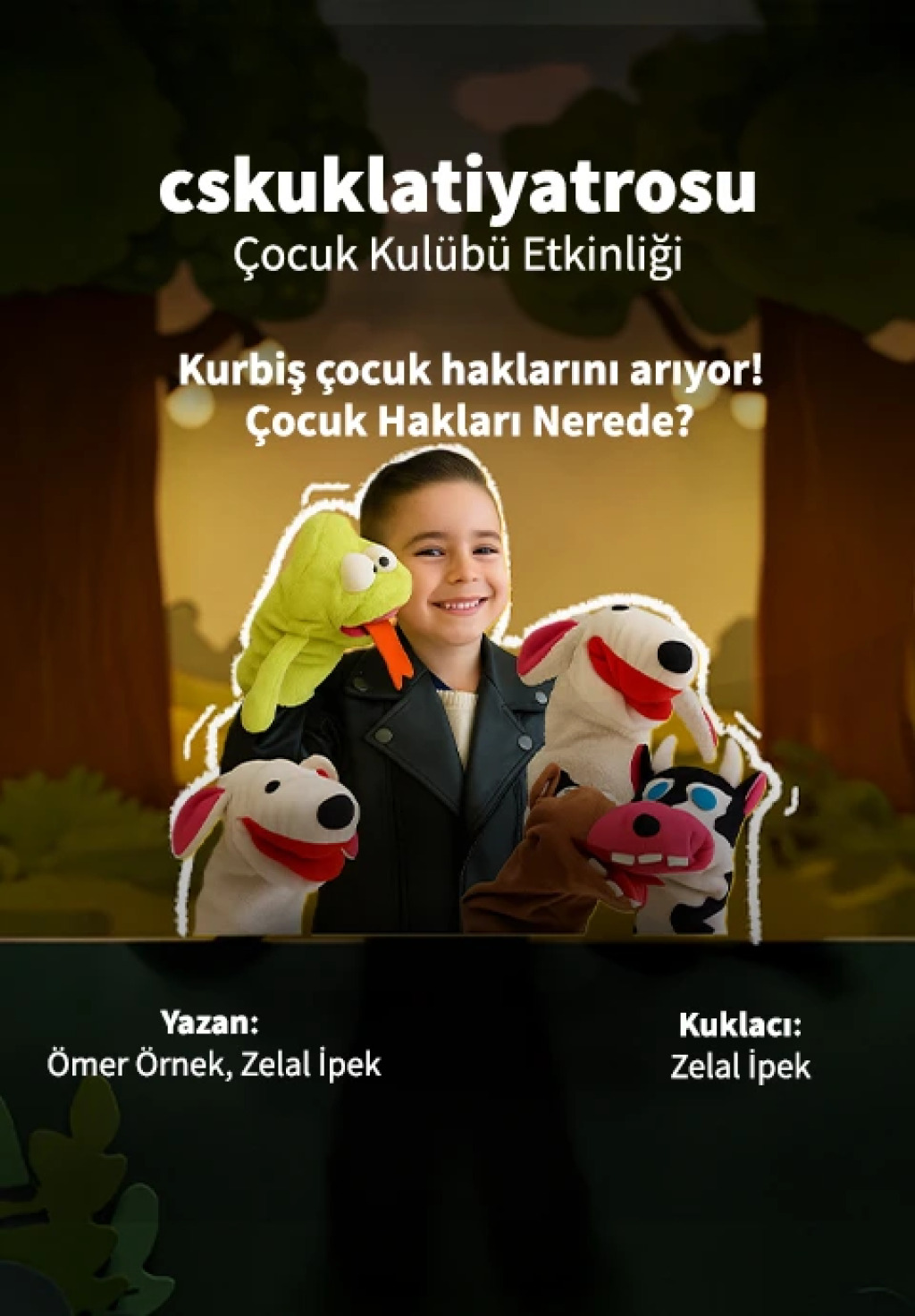 Kurbiş Çocuk Haklarını Arıyor Kukla