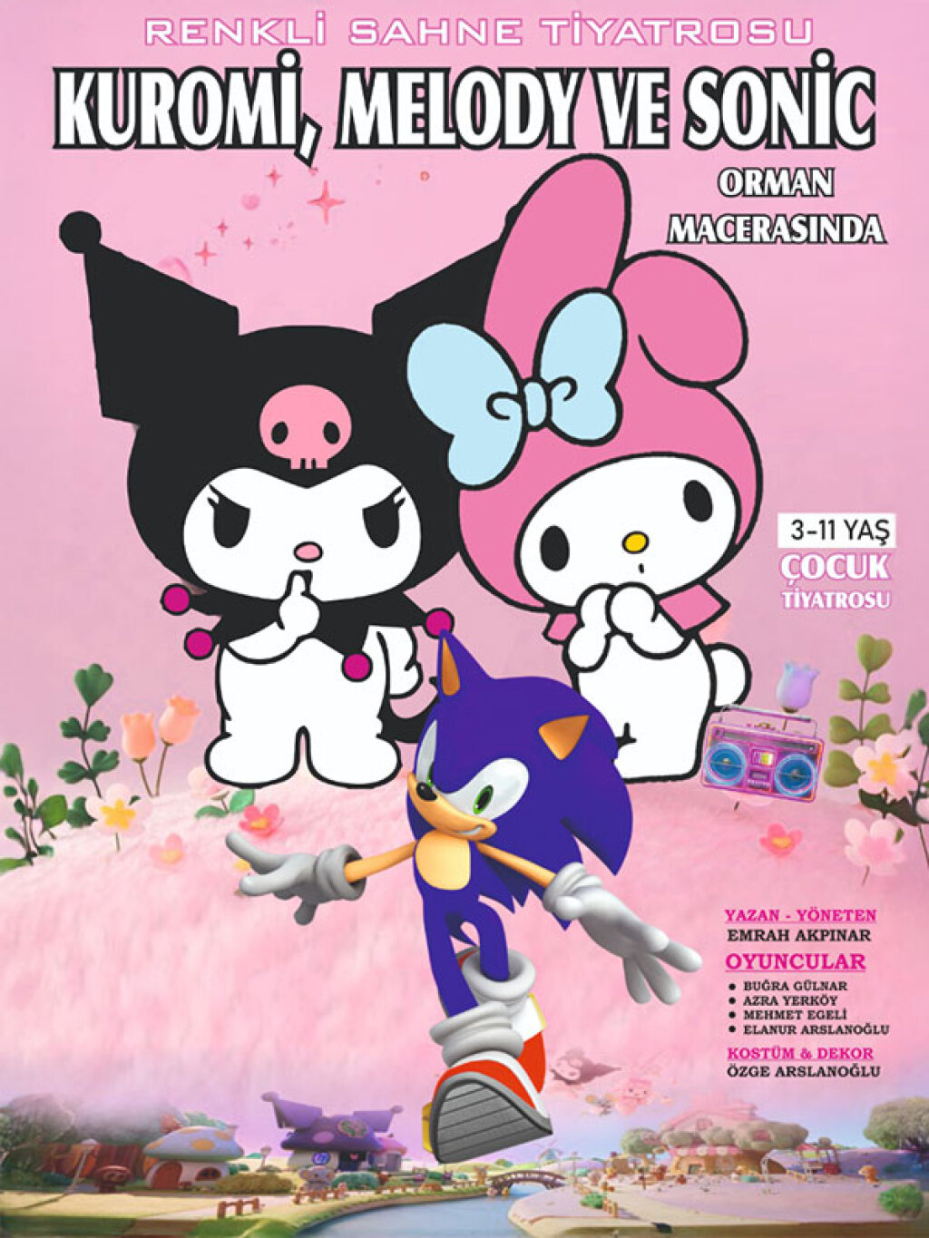 Kuromi, Melody ve Sonic Orman Macerasında