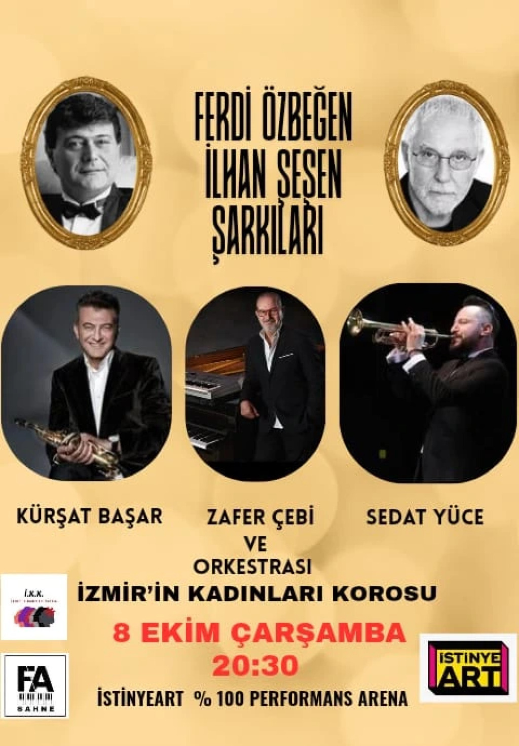 Kürşat Başar ve Sedat Yüce ile  Ferdi Özbeğen, İlhan Şeşen şarkıları