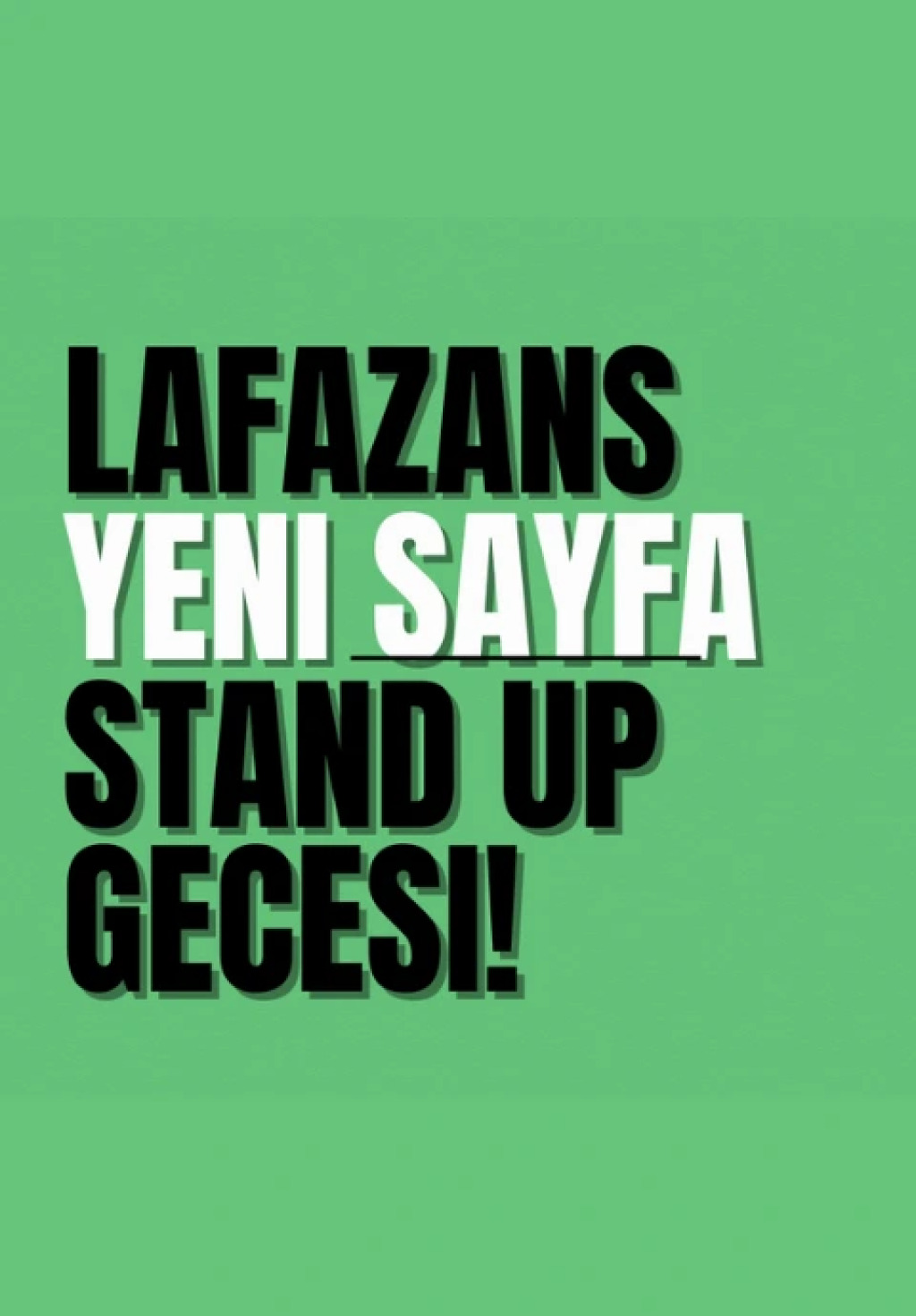 Lafazans Yeni Sayfa