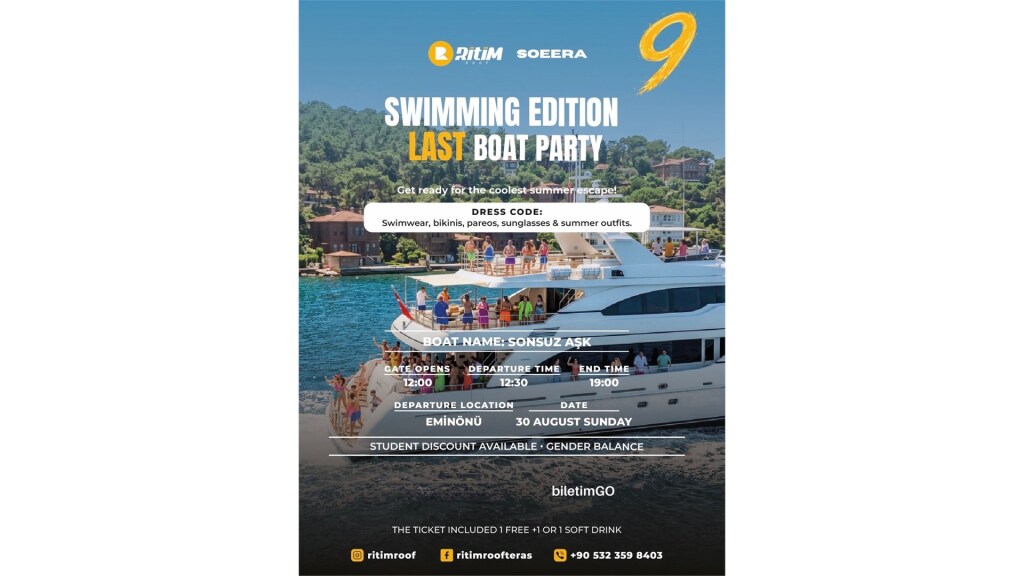 LAST SWIMMING EDITION BOAT PARTY