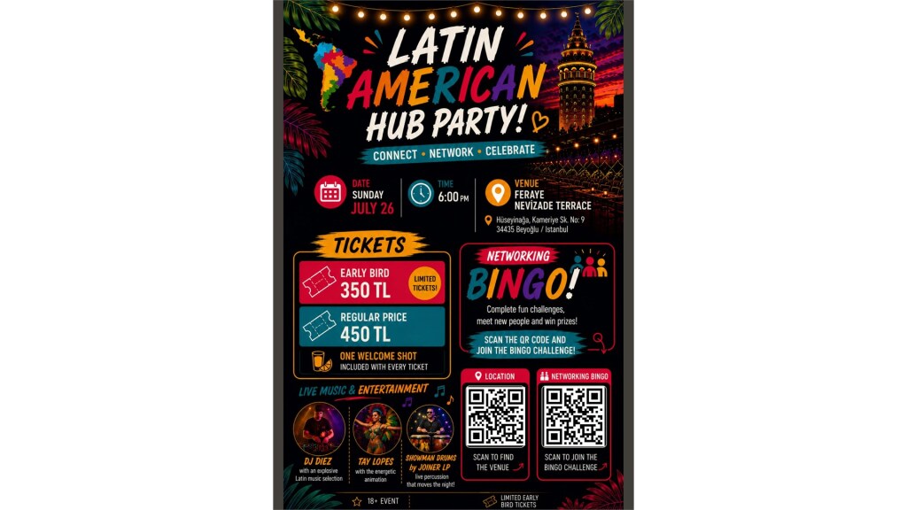 LATIN AMERICAN HUB PARTY!
