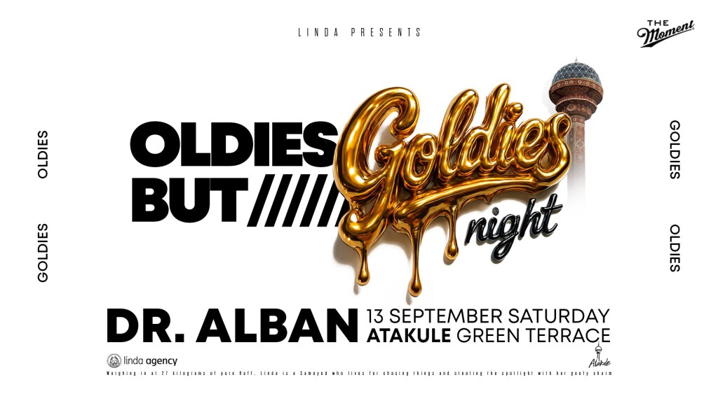 Linda Presents: DR. ALBAN @OldiesButGoldiesNight