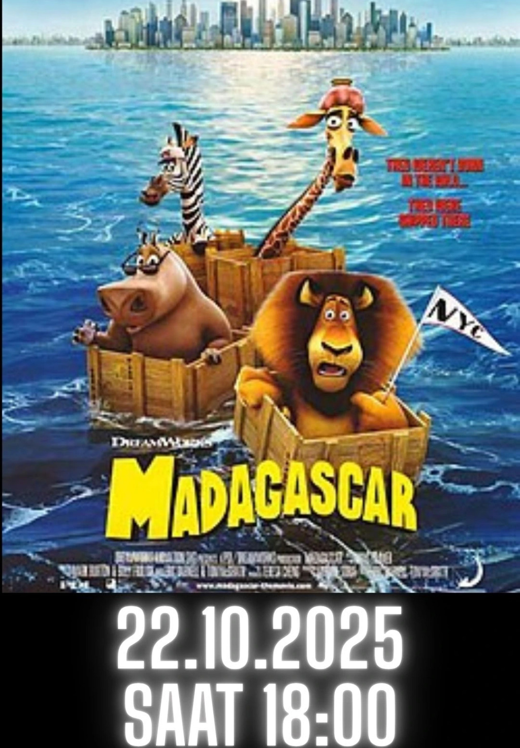 Madagaskar Film Gösterimi
