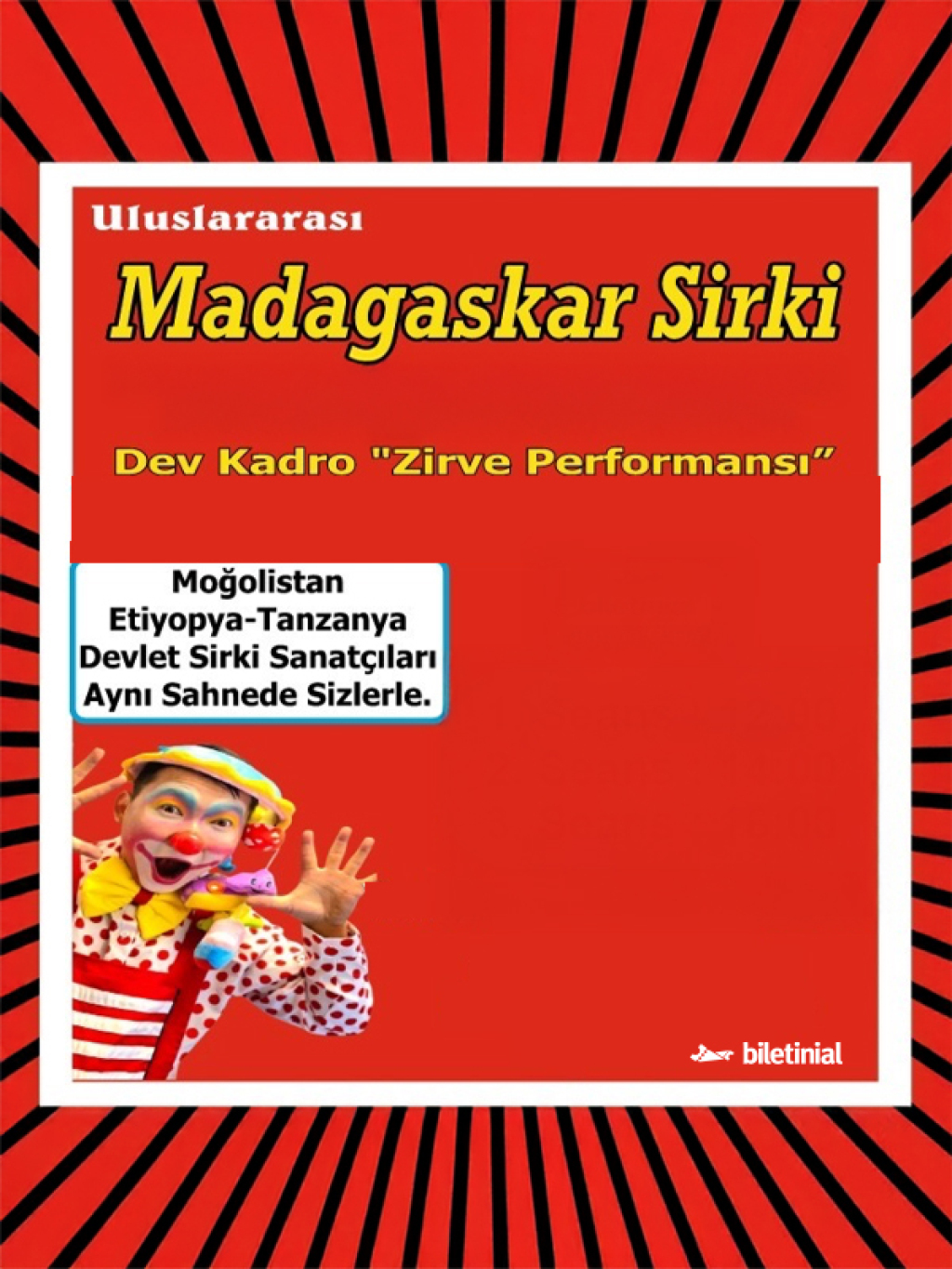 Madagaskar Sirki - Büyülü Dünya Turu