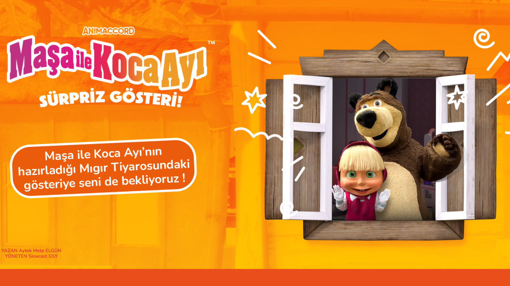 Maşa ile Koca Ayı Sürpriz Gösteri