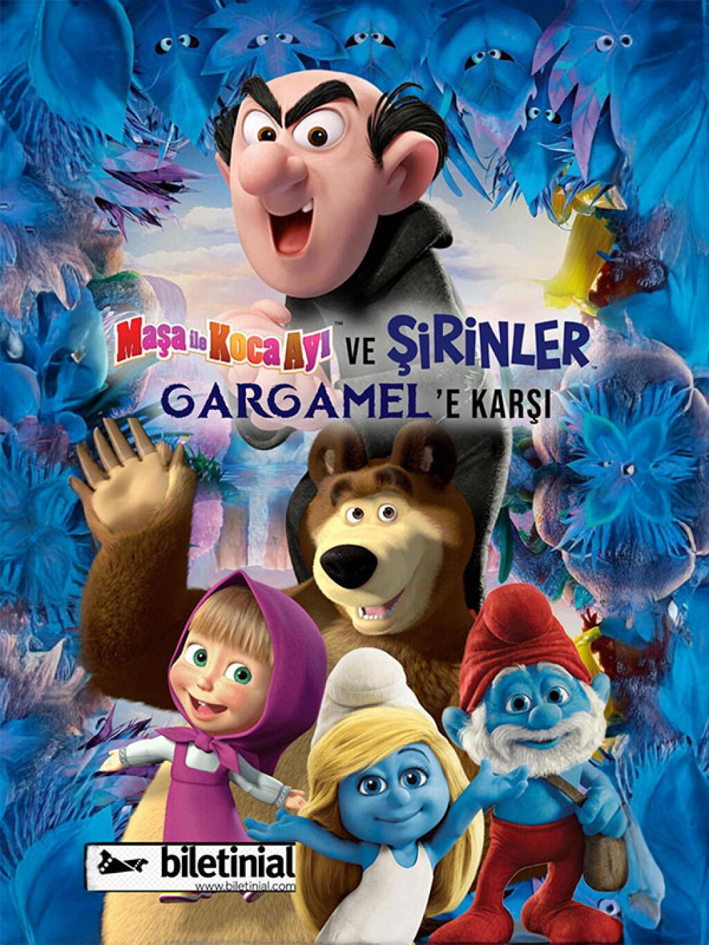 Maşa ile Koca Ayı ve Şirinler Gargamel'e Karşı