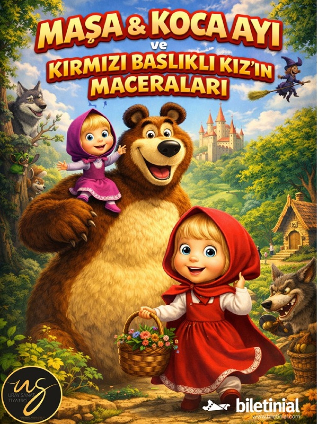 Maşa & Koca Ayı ve Kırmızı Başlıklı Kız'ın Maceraları