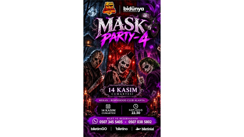 Mask Party 4 ( Alanya Robinhood )