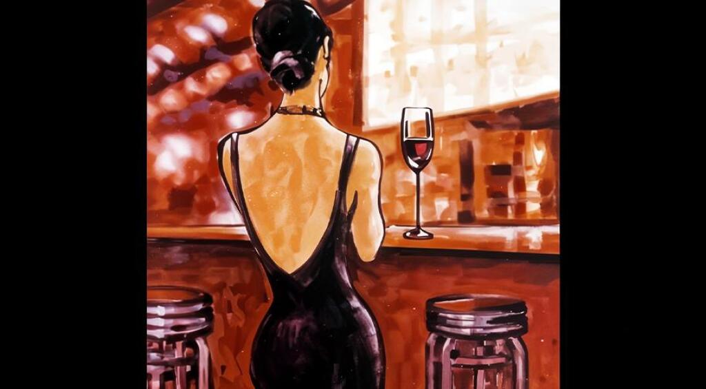 Masterpiece Ankara Resim - Bir Bar Taburesi Üstünde