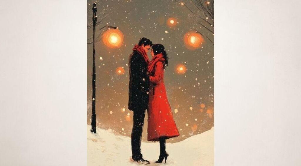 Masterpiece Galata Resim - Love In The Snow