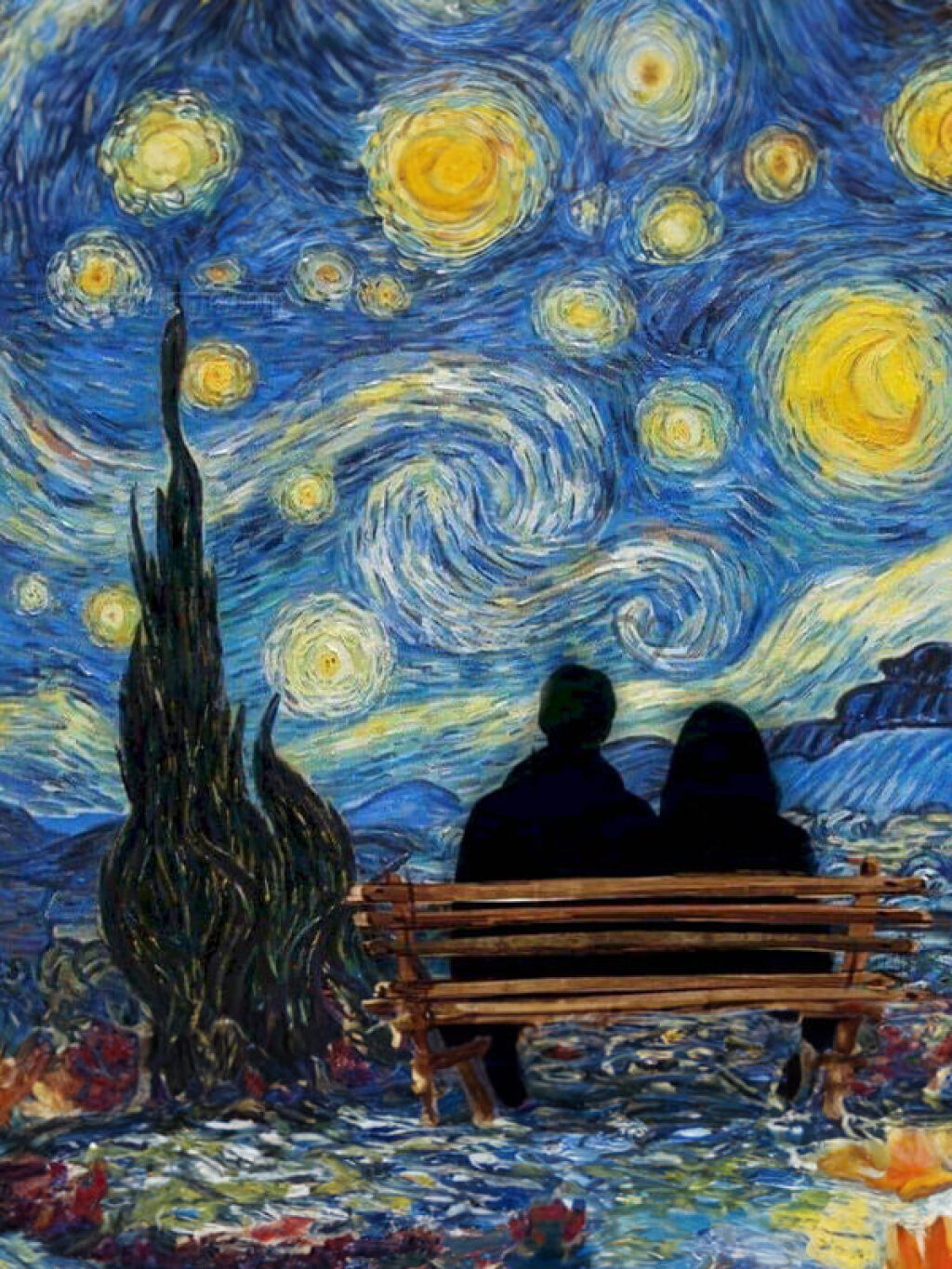 Masterpiece Resim - Starry Couple