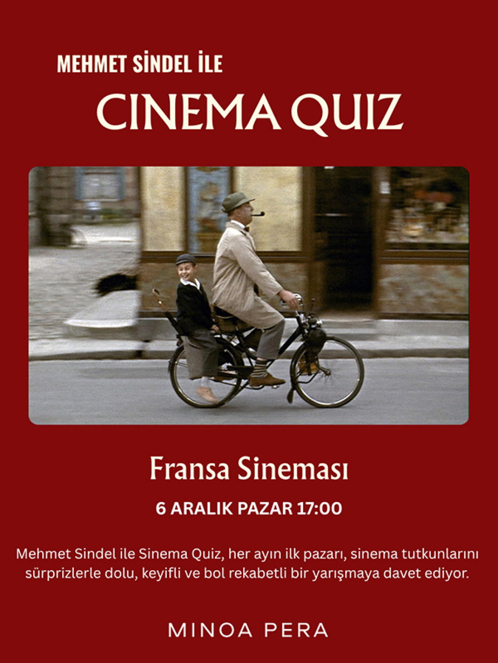 Mehmet Sindel'le Sinema Geceleri - Fransa Sineması