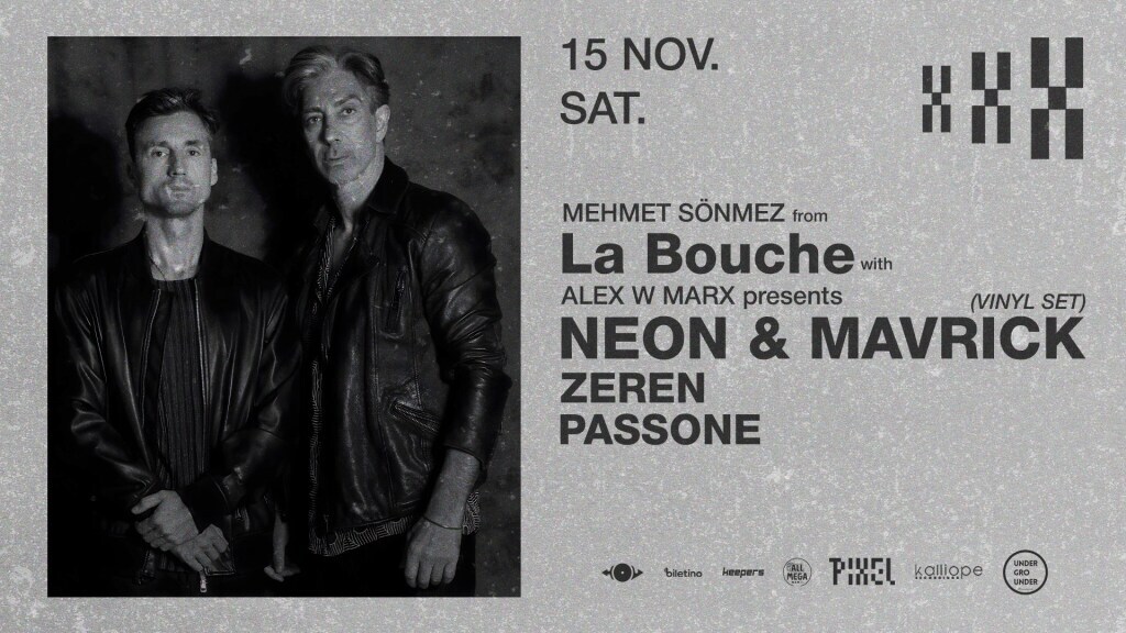 Mehmet Sönmez from La Bouche with Alex W Marx presents Neon & Mavrick (Vinyl Set) Zeren PassONE