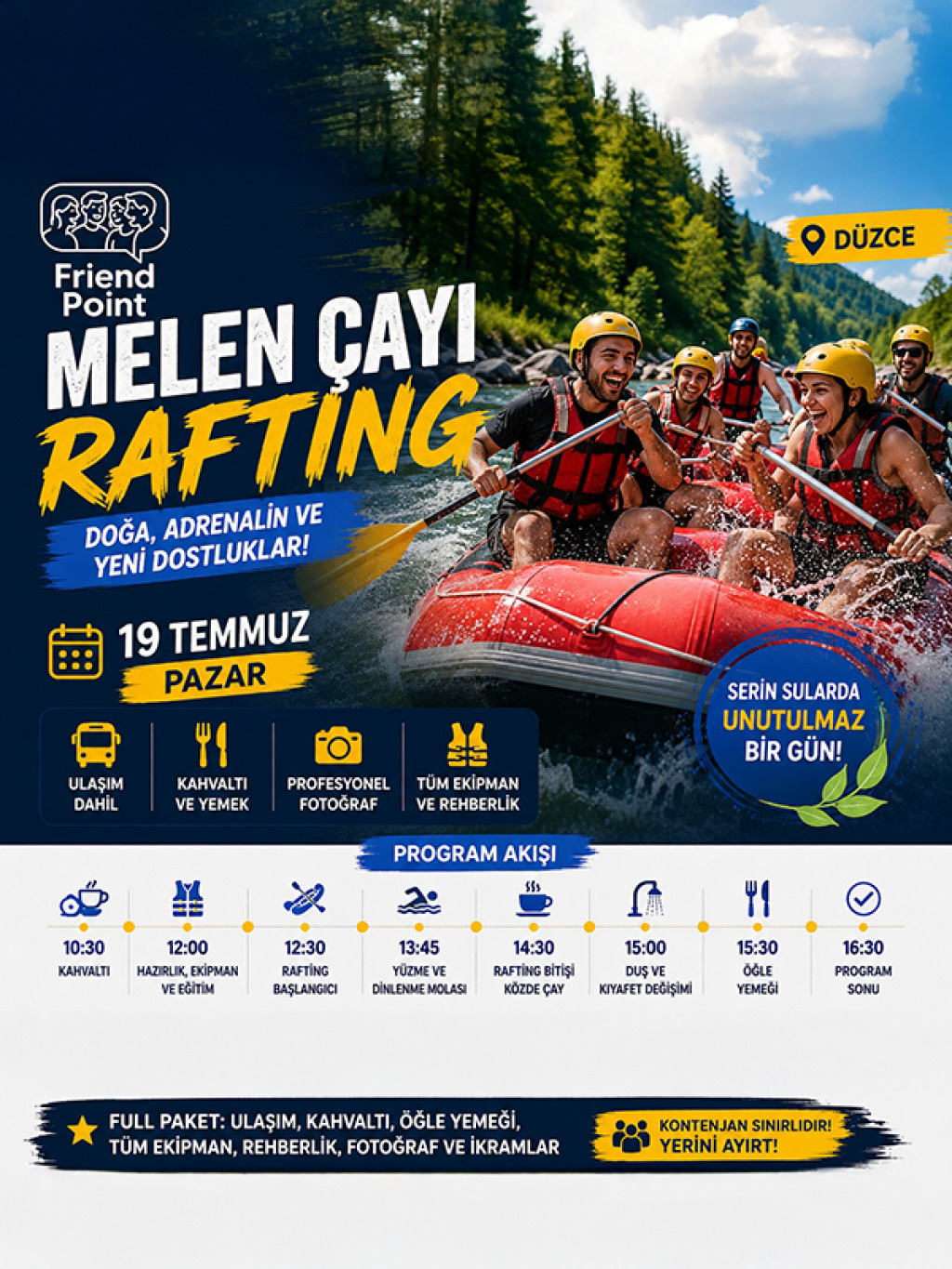Melen Çayı Rafting Deneyimi