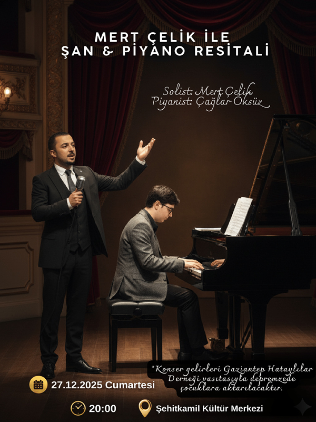 Mert Çelik İle Şan & Piyano Resitali