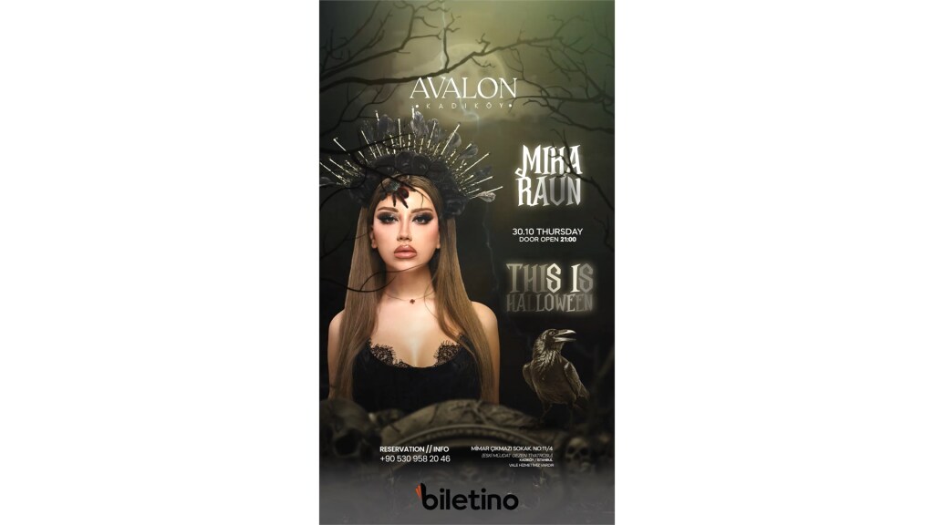 MİKA RAUN AVALON KADIKÖY HALLOWEEN PARTY