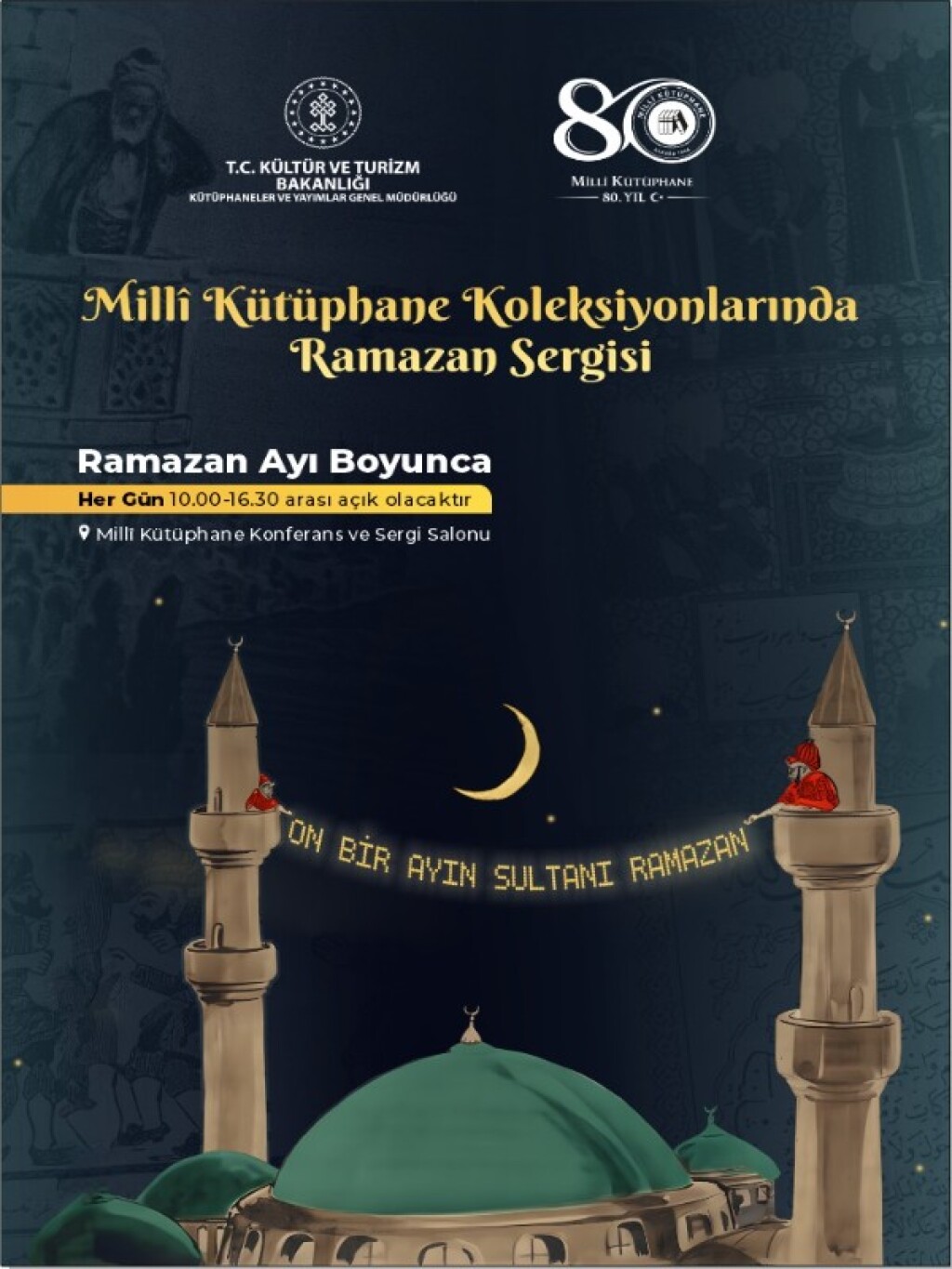 Milli Kütüphane Koleksiyonlarında Ramazan Sergisi