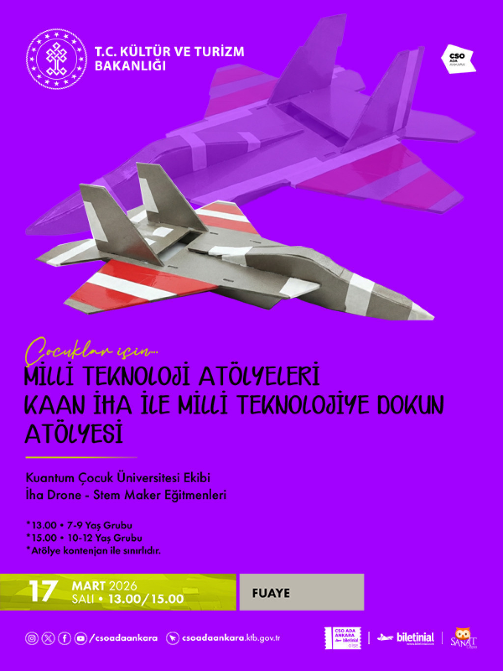 Milli Teknoloji Atölyeleri - Kaan İha İle Milli Teknolojiye Dokun