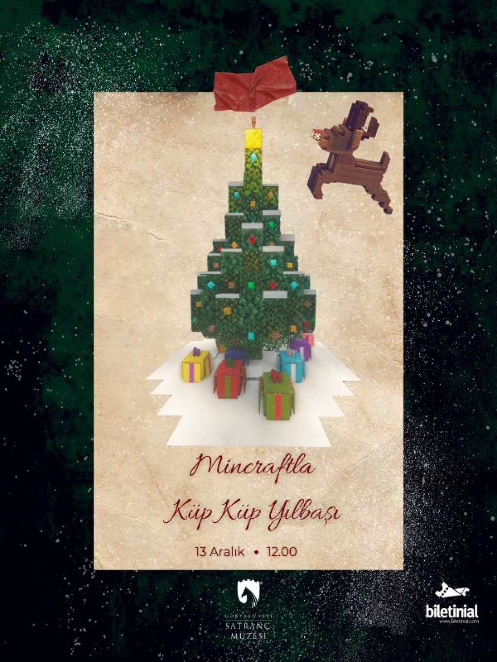 Minecraft ile Küp Küp Yılbaşı Atölyesi