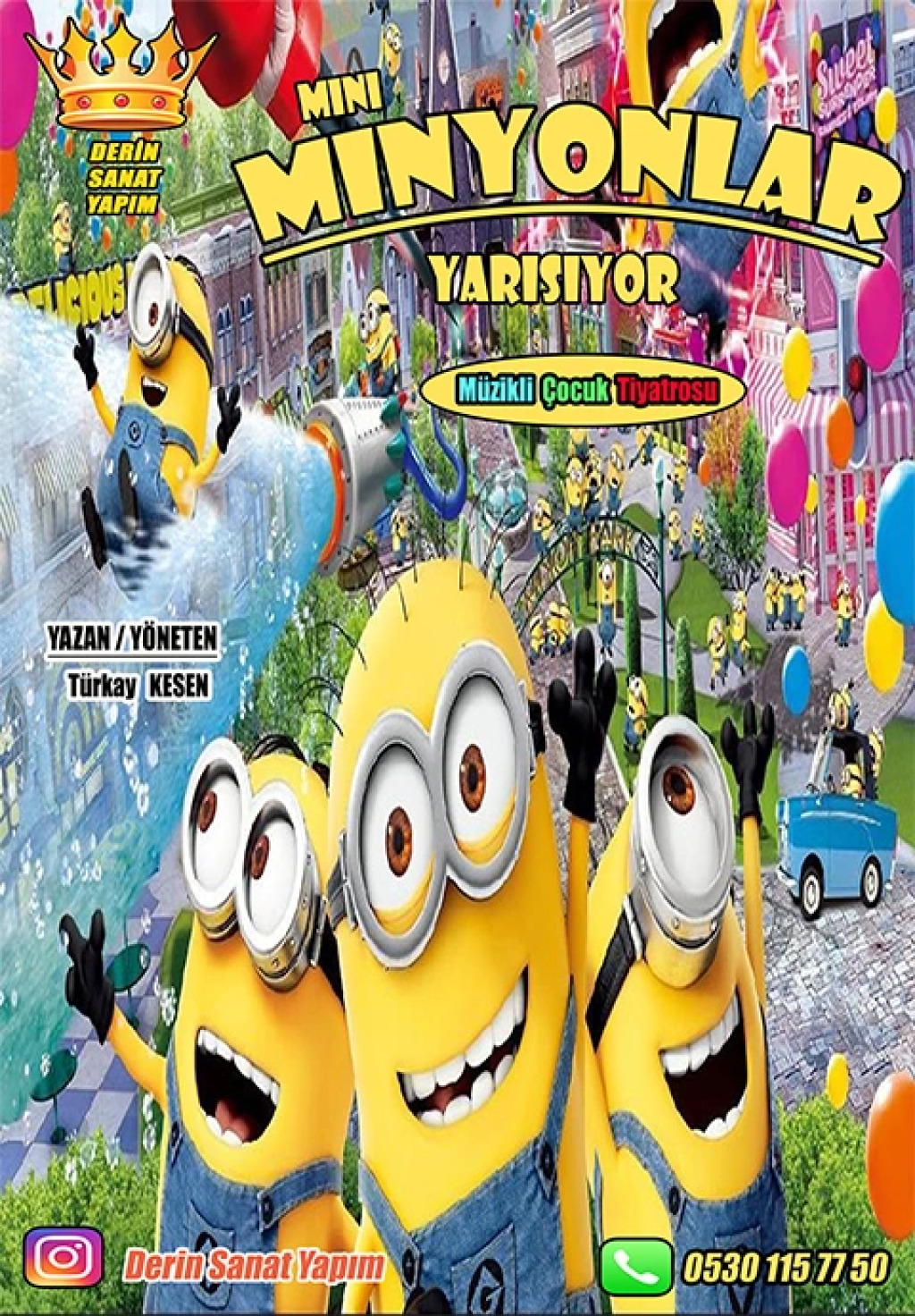 Mini Minyonlar Yarışıyor Çocuk