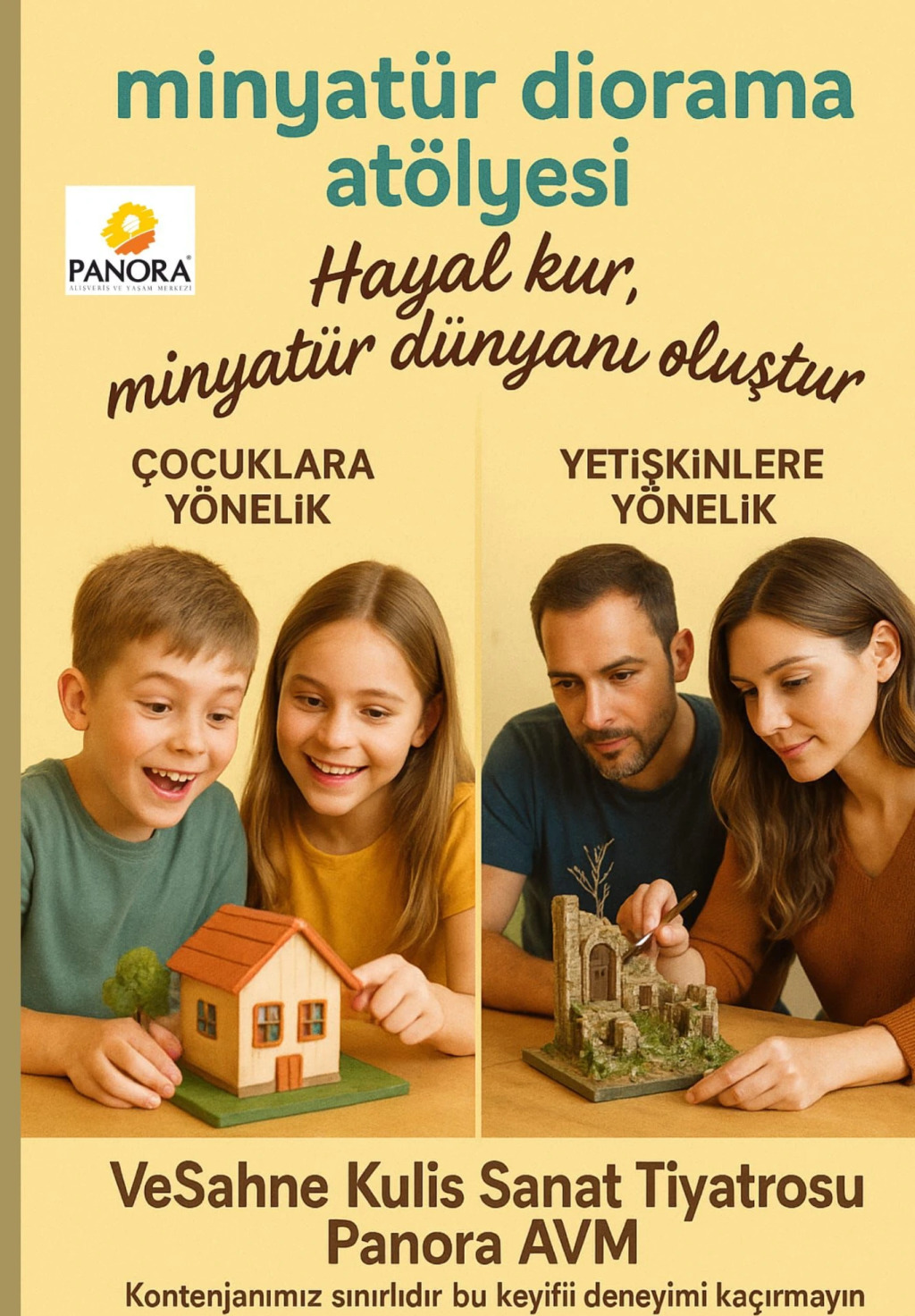 Minik Ellerle Büyük Hikayeler: Diorama Atölyesi