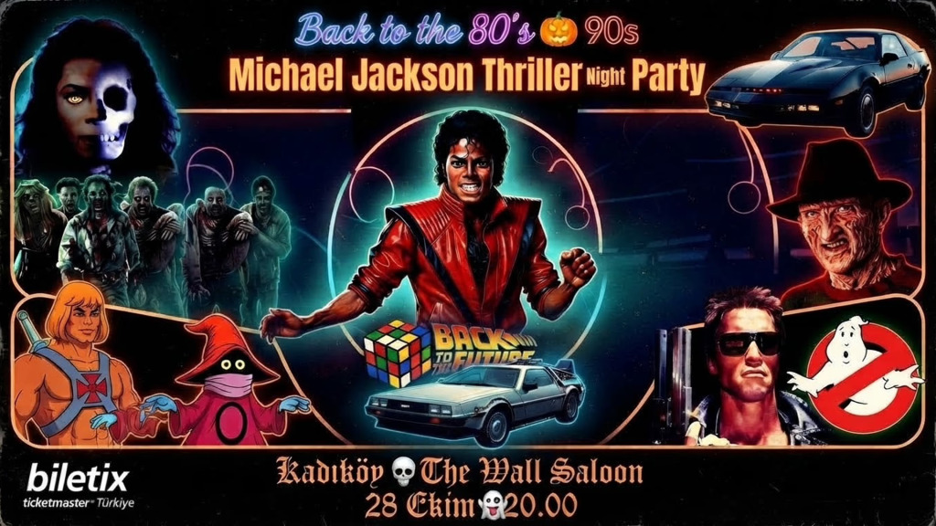 MJ Thriller Night - Back To The 80s - 90s Party