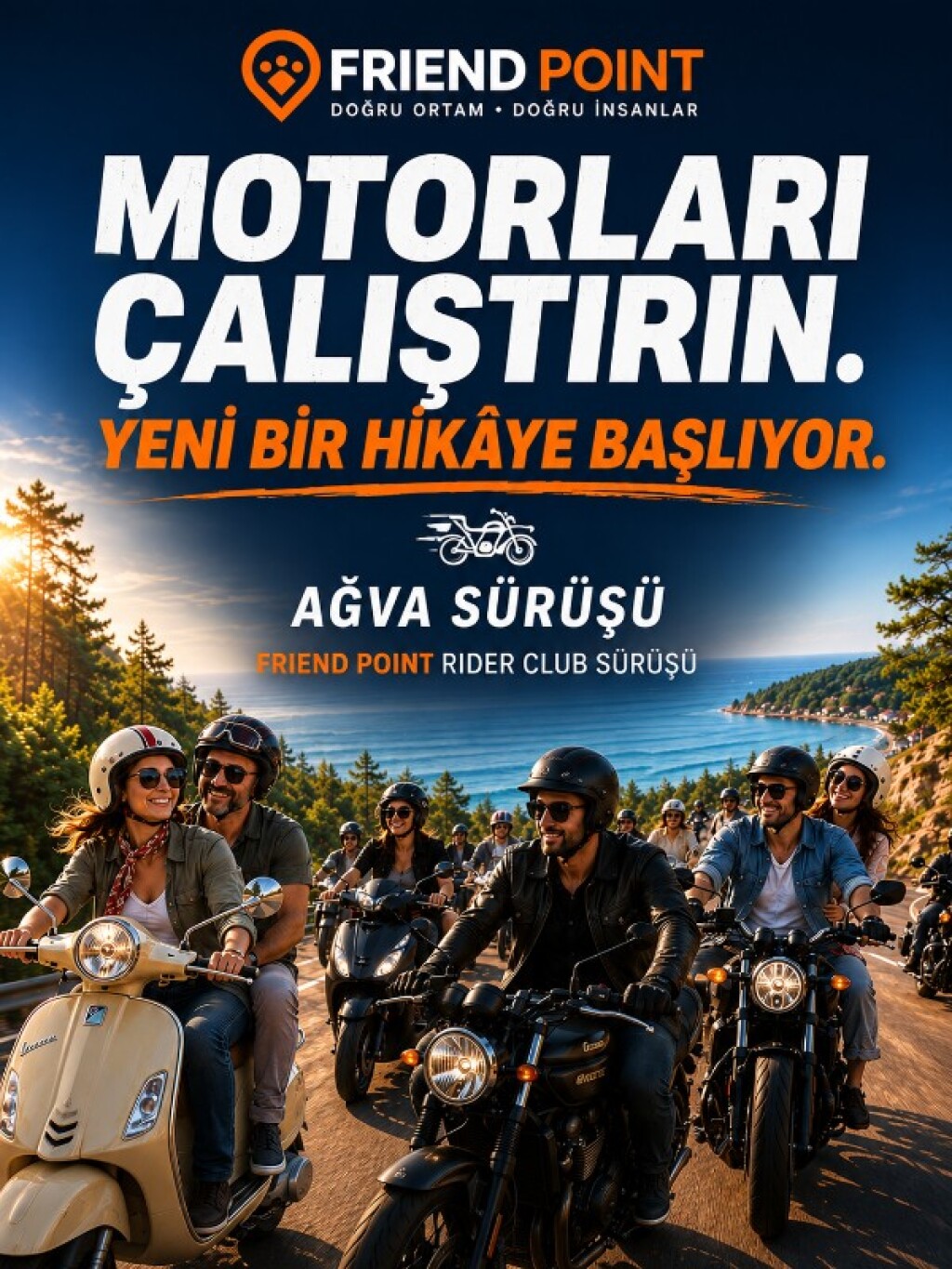 Motosiklet ile Ağva Gezisi | Friend Point Rider Club