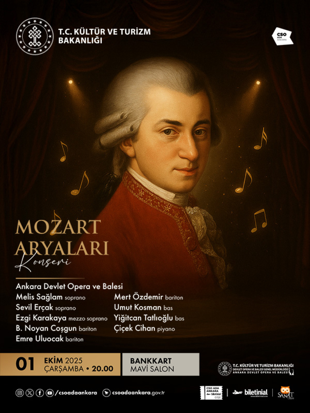 Mozart Aryaları Akşamı - Ankara DOB