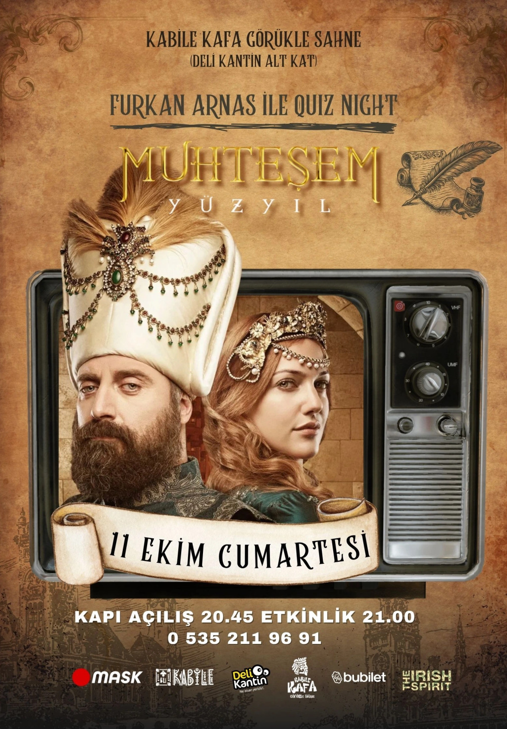 Muhteşem Yüzyıl Quiz Night - Furkan Arnas ile