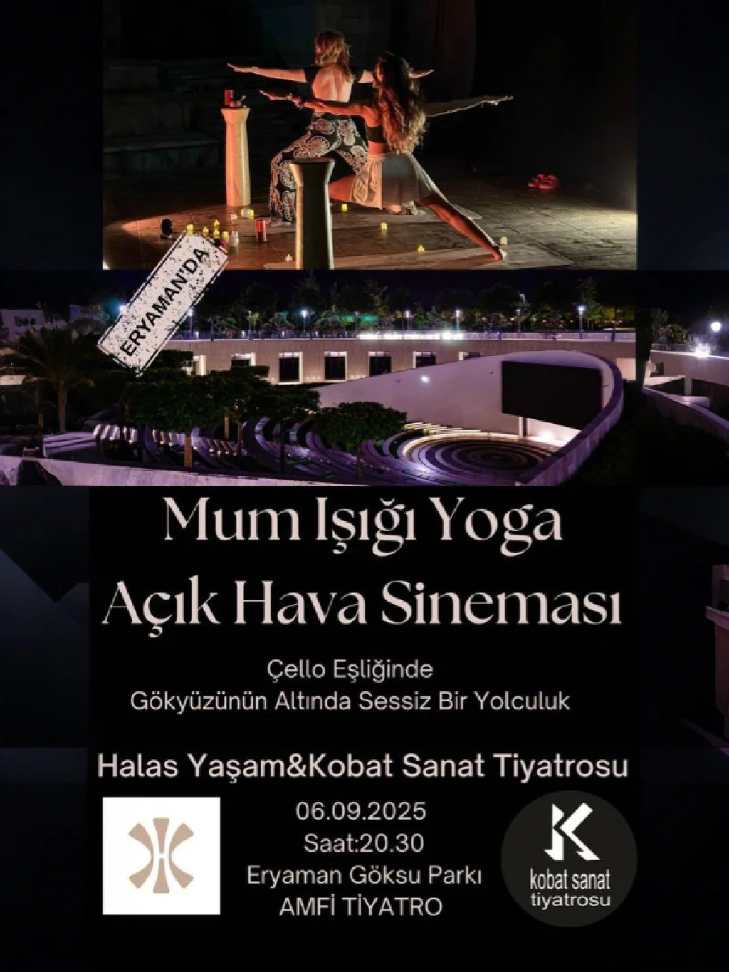 Mum Işığında Yoga & Açık Hava Sineması