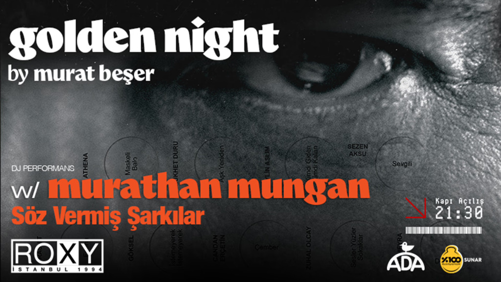 Murat Beşer ile Golden Night: Murathan Mungan – Söz Vermiş Şarkılar 