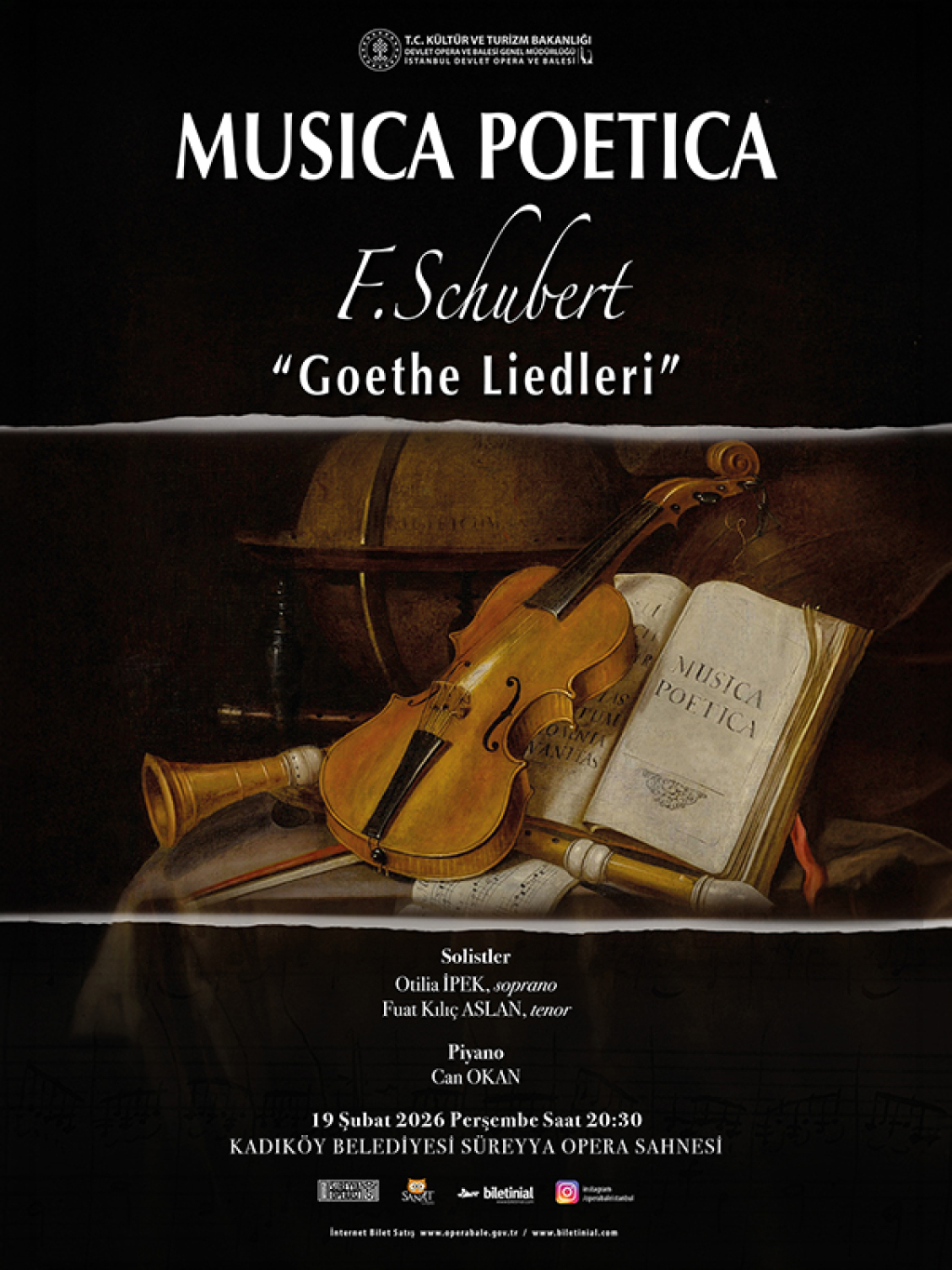 Musica Poetica "F. Schubert Goethe Liedleri" - İstanbul DOB