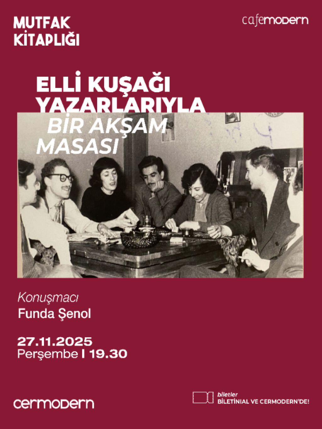 Mutfak Kitaplığı: Elli Kuşağı Yazarlarıyla Bir Akşam Masası