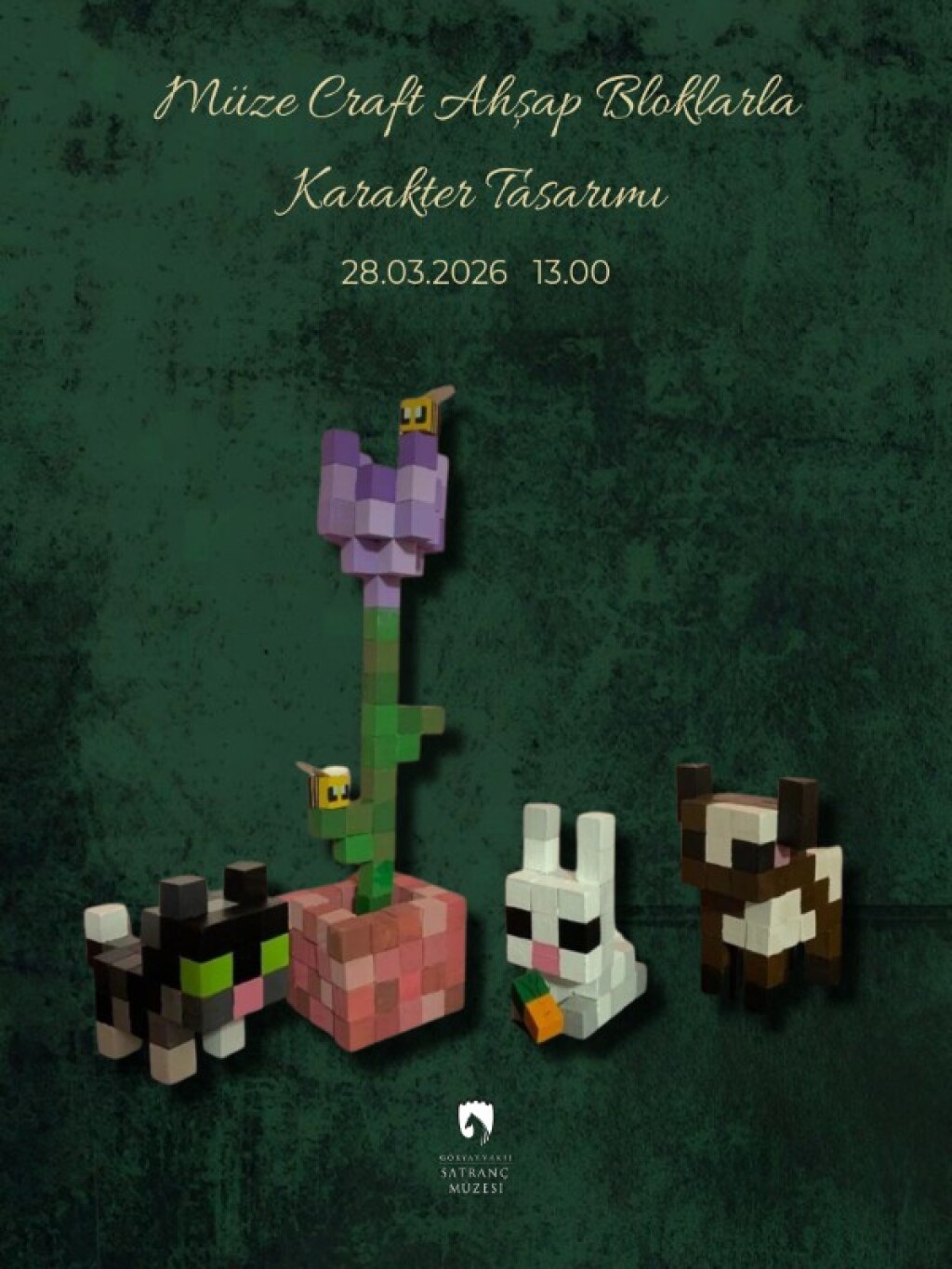 Müze Craft: Ahşap Bloklarla Karakter Tasarımı