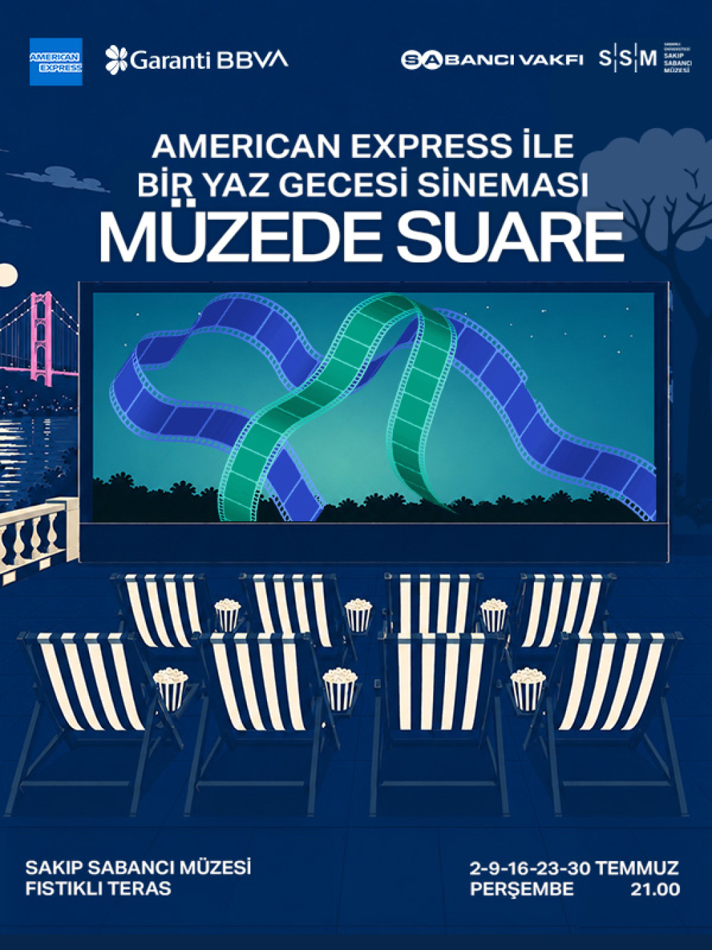 Müzede Suare: American Express ile Bir Yaz Gecesi Sineması