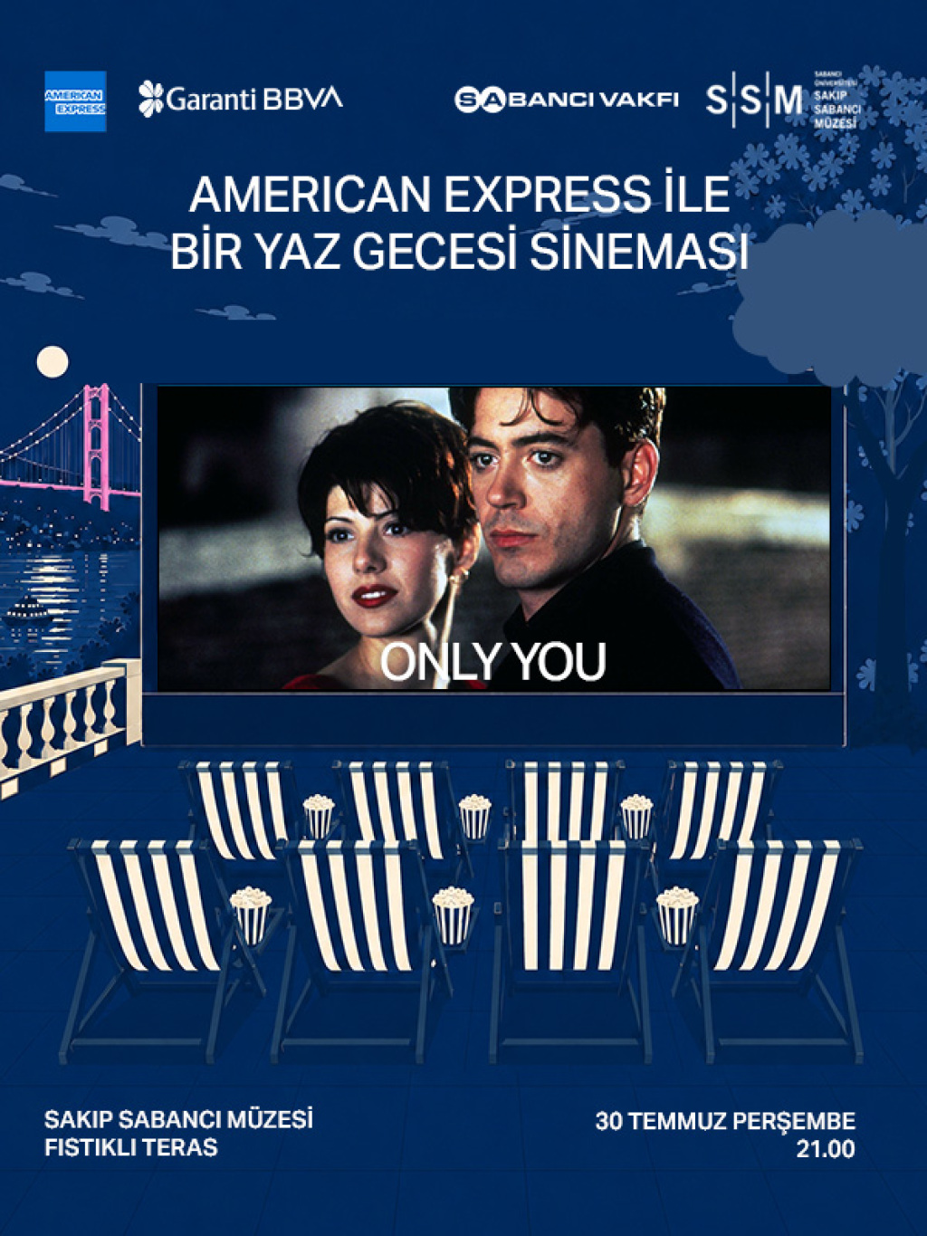 Müzede Suare: American Express ile Bir Yaz Gecesi Sineması Only You